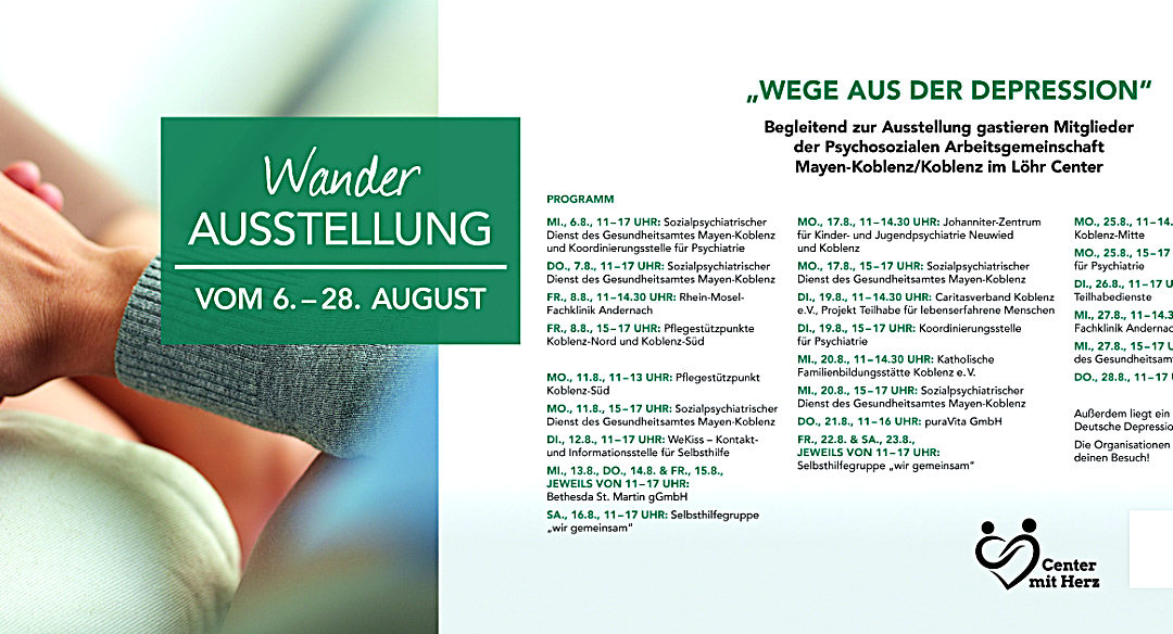 Ausstellung Löhr-Center Koblenz 6. – 29.08.25